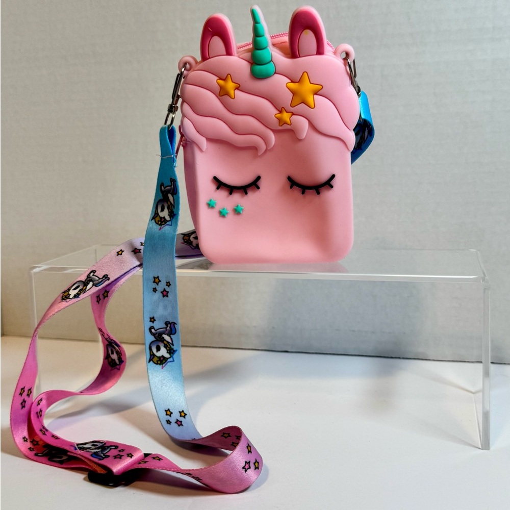 Unicorn Kids Crossbody Bag - Pink